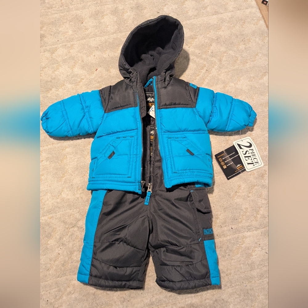 NWT Pacific trail Infant Snowsuit Jacket and Pants Set